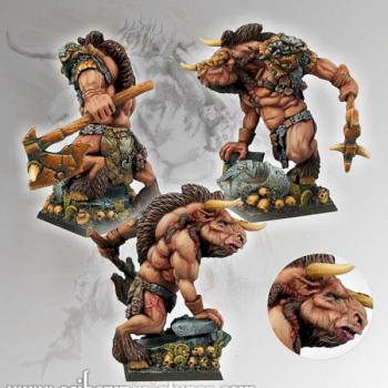 Minotaur Chieftain from Scibor Monstrous Miniatures by Scibor
