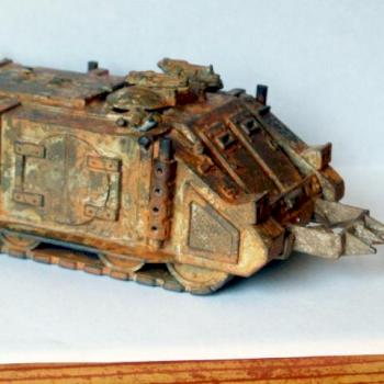 Death Guard Army Mk1 rhino by BigWill