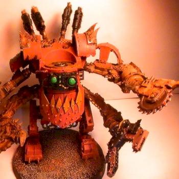 Evil Sunz Ork Deff Dread(New Kit) (WIP) by Autarch Andrew