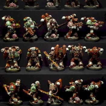 Death Guard Plague Marines Unit 4 by Xcorac