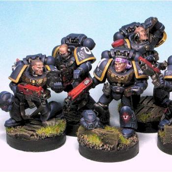 Ultramarines, relaxed. by winterdyne