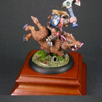 Durthen, Dwarven Berserker on Boar (14451) by gerlan