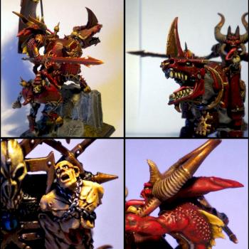 KHORNE Bloodletter+Juggernaut by ranger1977
