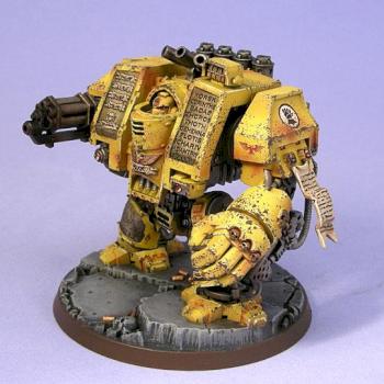 Imperial Fists Venerable Dreadnought by Jarrett
