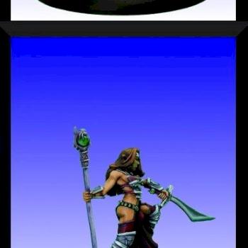 Carinth, Dark Elf Sorceress by Dark Elf Miniatures