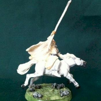 Gandalf on Shadowfax by pvcangel