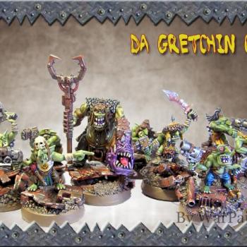 Ork Gretchin with Runtherd by WarPaintGuy