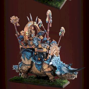 Lizardmen Stegadon by Ayrins