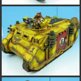 Imperial Fists Rhino - Battleworn by Larry