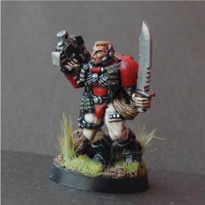 Blood Angels Scout by untitled_musketeer