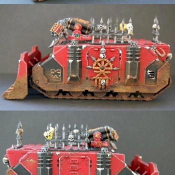 World Eaters Rhino (Khorne / Chaos) by mf_Greg