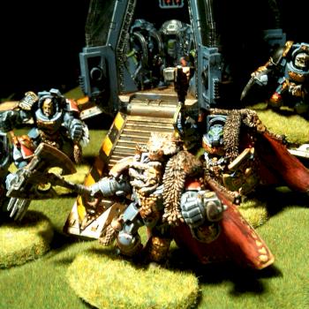 Logan and his Guard assaulting from drop pod by markotan