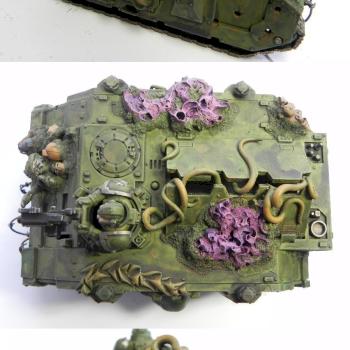 nurgle rhino by Pintores del Caos