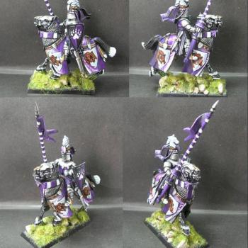 Warhammer Bretonnian Knight of Ballistic Bear by tinman755