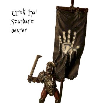 Uruk-Hai Standard Bearer by osiskars
