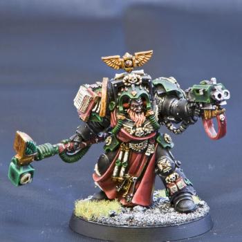 Space Marine Librarian in Terminator Armour by lobo solitario