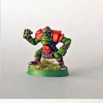 Blood Bowl: Orc lineman by -kimble-