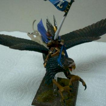 High elf hero on Griffon by wolveab