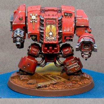 Blood Angels Dreadgnought by Galapagoose