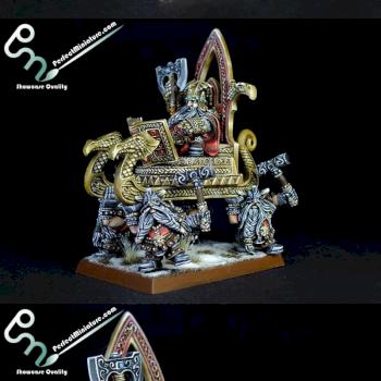 Dwarf High King Thorgrim Grudgebearer by perfectminiaturecom