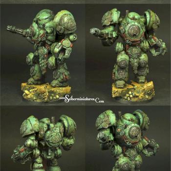 Sci Fi Celtic mech suit by Scibor