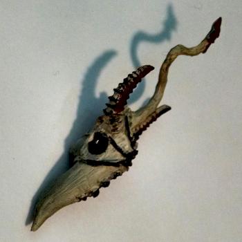 Three Horned Skull by Caraline