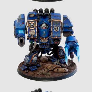 My take on an Ultramarine Dreadnought by ColonialRaptor