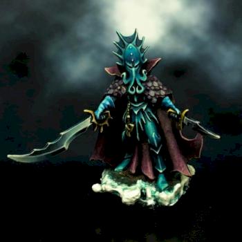 Dark Elf Lokhir Fellheart by KnightBrushStudio