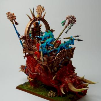 Lizardmen Stegadon by Mckennasminiatures