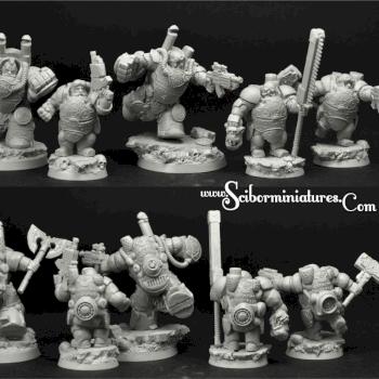 Sci Fi Dwarves by Scibor