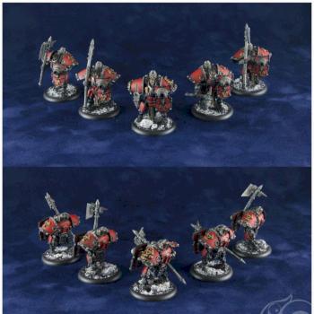 WARMACHNIE / Khador / Man-O-War Shocktrooper Unit by minichameleon