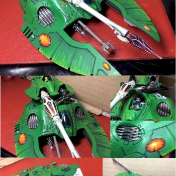 Eldar Fire Prism WIP by Green Bishop