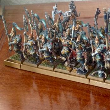 high elves white lions by Joi