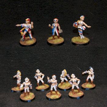 French Female Elves of Sylvania (Blood Bowl) by Daju
