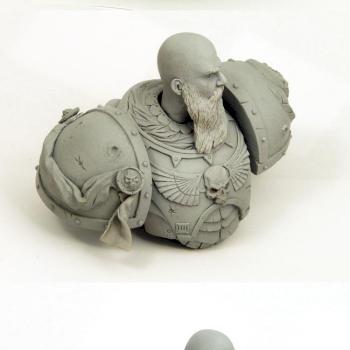Space Marine Bust by Reynevan