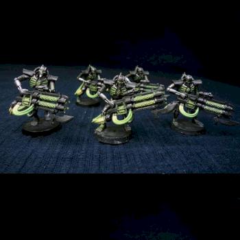 Necron Immortal Squad by Badlazzor