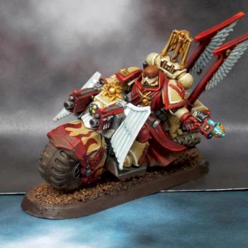 Ravenwing Sergeant Bike by neojarlaxe