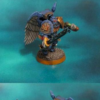 Blood Angels Jump Librarian by Krosano1985