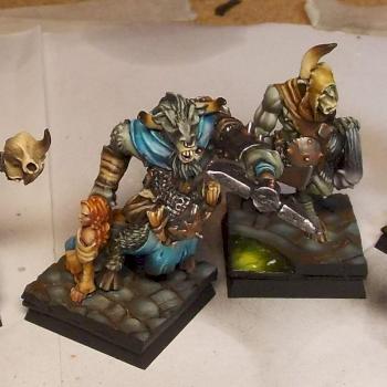 Mordheim Beastmen warband by stalkerminsky