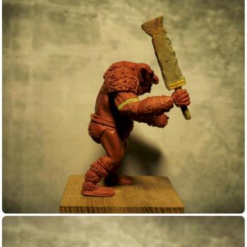 Troll 75mm my sculpting by dezpot89