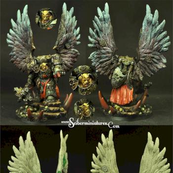 Sci Fi Demon Lord painted conversion by Scibor