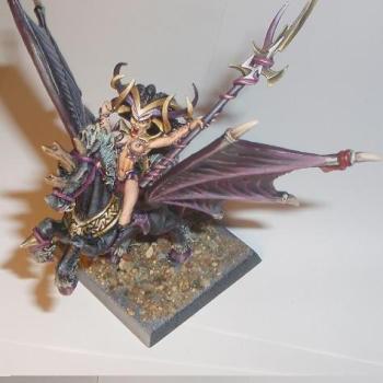 Morathi on Dark Pegasus by Ringil DoU