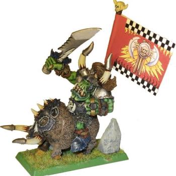 Orc warboss on boar by snigelkola