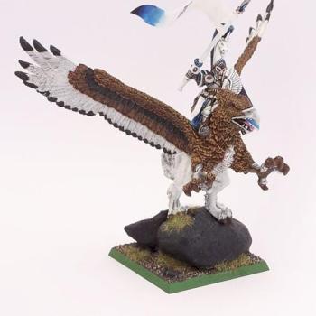 High Elf Lord on Griffon by schimmelpilz