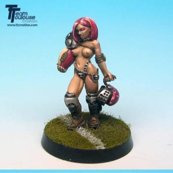 Bloodbowl girl by Manumilitari