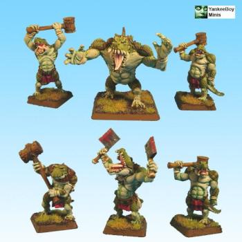 Wargods of Aegyptus Sebeki Warband by Little Lead Men