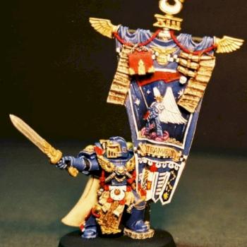 Marneus Calgar Standard Bearer - Full front view by ChaosGyrine