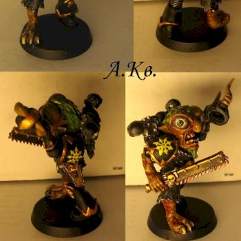 Possesed Chaos space marine by A.KB.