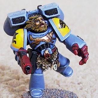 Wolf Guard Leader w jump pack by paladian