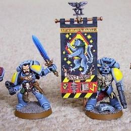 Space Wolves Wolf Guard Pack by paladian